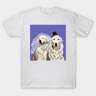 Retrievers getting Married T-Shirt